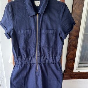 J. Crew Navy Short Sleeve Dress